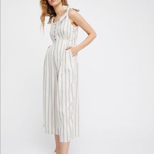 Free People Stripe One piece Jumpsuit